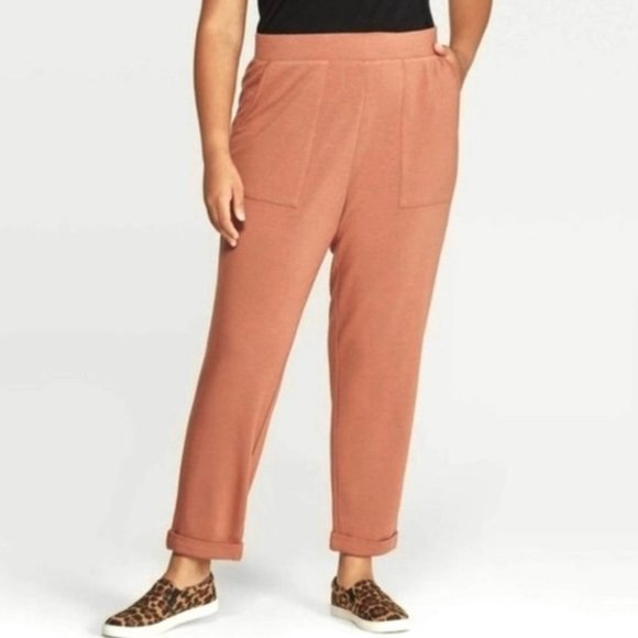 Ava & Viv Soft Stretch Fleece Lined Pants Size 1X - Picture 1 of 8